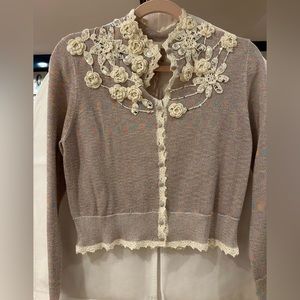 LoveShackFancy Melon Cardigan